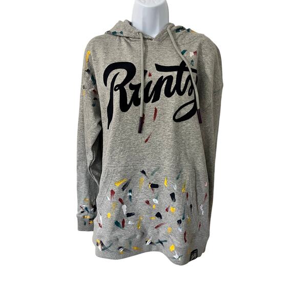 NWT Runtz Paint Splatter Hoodie – Size Large – 100% Cotton – MSRP $90 - Picture 1 of 10